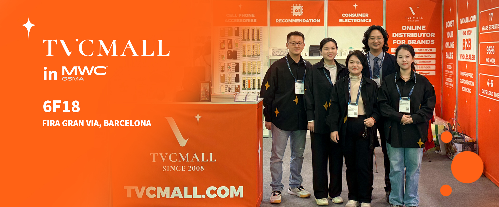 TVCMALL en MWC 2025: Impulsando a los minoristas europeos con soluciones mayoristas todo en uno