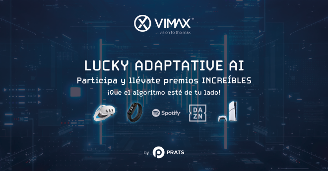 Lucky Adaptative AI de PRATS, inteligencia artificial para premiar la fidelidad de los ópticos a VIMAX ADAPTATIVE 