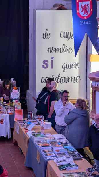 Gran éxito de la Feria del Libro de Bustares que se ha celebrado en Semana Santa