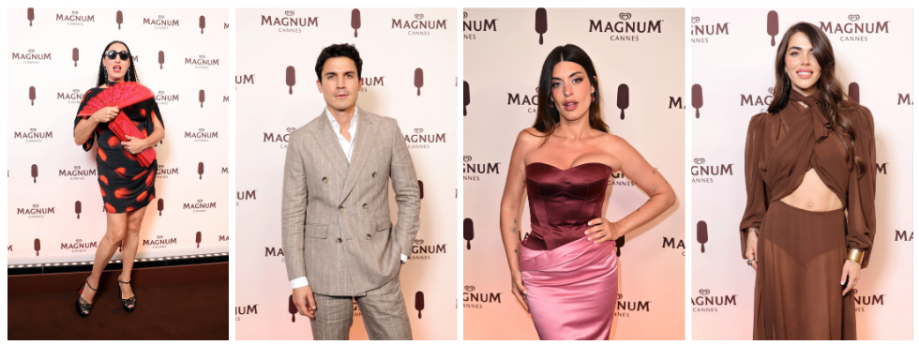 Charli XCX, Rossy de Palma, Álex González, Dulceida y Violeta Mangriñán rompen con lo convencional en la fiesta Magnum en Cannes para presentar la campaña "#CrackIntoPleasure"