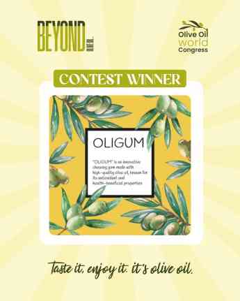'OLIGUM', el primer chicle antiedad a base de AOVE, ganador del ‘Beyond Olive Oil’ 