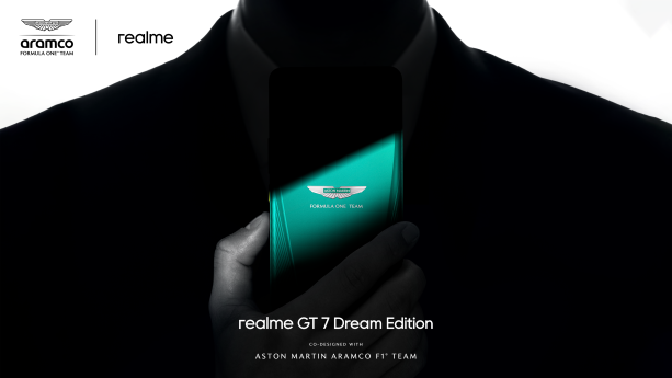 realme anuncia acuerdo con el equipo de Fórmula Uno® de Aston Martin y lanza el realme GT 7 Dream Edition