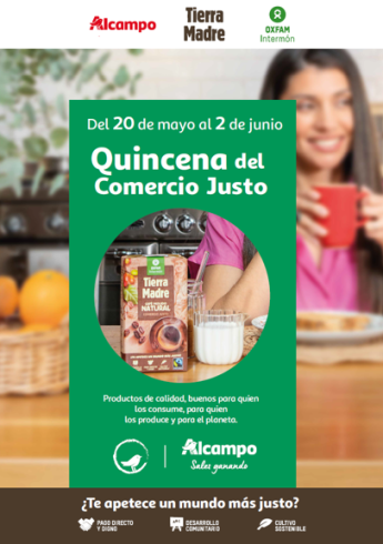 Alcampo y Oxfam Intermón refuerzan su alianza en la 23ª Quincena de Comercio Justo