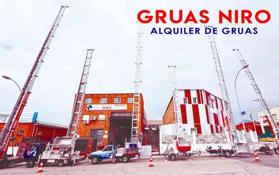 El alquiler de grúas en Madrid alcanza nuevos estándares con Grúas Niro