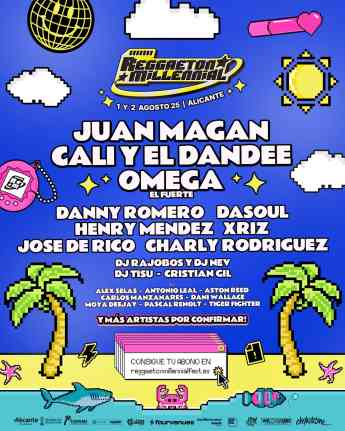 Alicante vibrará este verano con la música reggaeton más nostálgica en el Reggaeton Millennial Fest