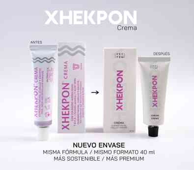 Xhekpon® crema, la icónica crema facial de Laboratorio Vectem, renueva su imagen con un packaging más elegante y sostenible