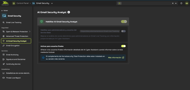 Hornetsecurity presenta su nueva solución de ciberseguridad AI Cyber Assistant