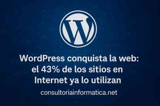 WordPress conquista la web: el 43% de los sitios en Internet ya lo utilizan