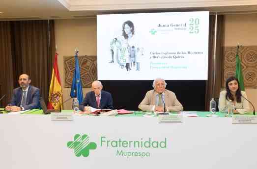 Fraternidad-Muprespa aumenta sus ingresos por cuotas un 13,5% con respecto al ejercicio anterior y aporta a la Seguridad Social 9,7 millones de euros