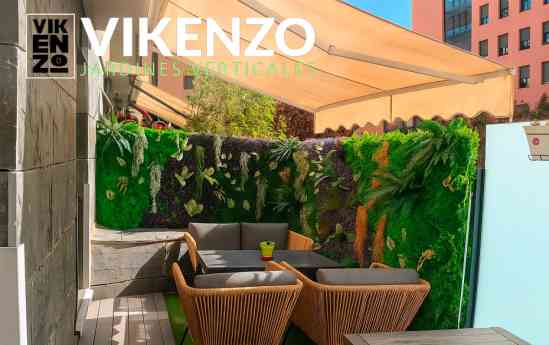 VIKENZO NATURE presenta las últimas tendencias en jardines verticales artificiales para interiores y exteriores