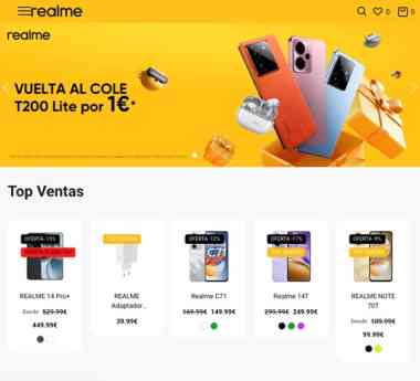 La tienda online oficial de realme España abre sus puertas con grandes ofertas de aniversario