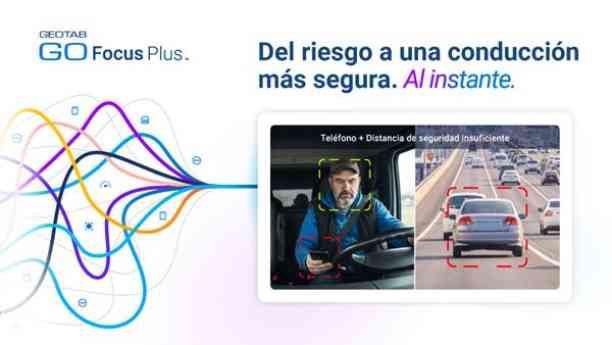 La nueva cámara de salpicadero con IA de Geotab reduce hasta un 95% las conductas de riesgo al volante con alertas de voz en la cabina
