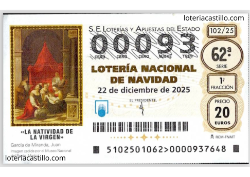 El número más buscado de la Lotería de Navidad 2025: el 00093, el dorsal de Marc Márquez