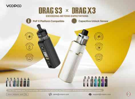 Superando las expectativas: "inicia tu camino con VOOPOO DRAG S3 y DRAG X3"