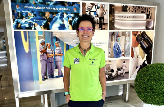 Idoia, la participante riojana del Reto Pelayo Vida Costa Rica 2025, realiza su reconocimiento médico en Policlínica Gipuzkoa