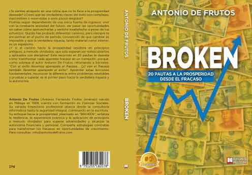 Antonio De Frutos lanza el libro "BROKEN", el manual para transformar el fracaso en éxito 