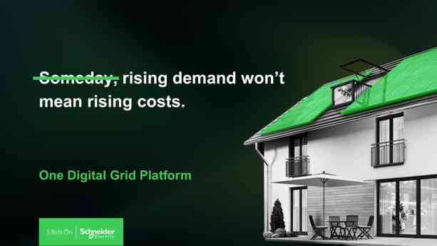 Schneider Electric presenta One Digital Grid Platform para ayudar a las compañías eléctricas a modernizarse y afrontar los costes energéticos