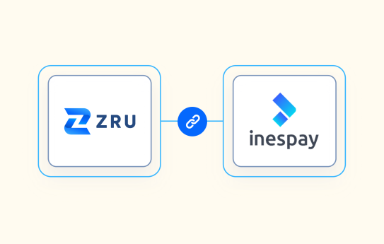 Zru integra Transferencia Online de Inespay para facilitar a los comercios recibir pagos mediante transferencias bancarias instantáneas