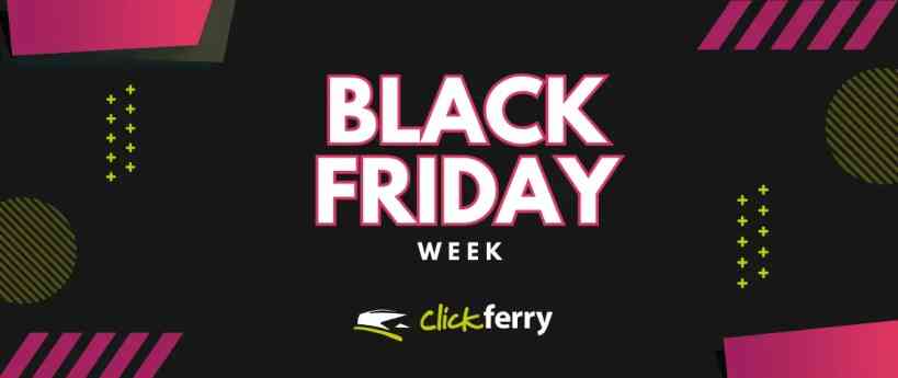 Clickferry reúne las principales ofertas de ferry para el Black Friday 2025