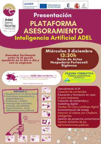 ADEL Sierra Norte presenta su plataforma de IA para modernizar el desarrollo rural