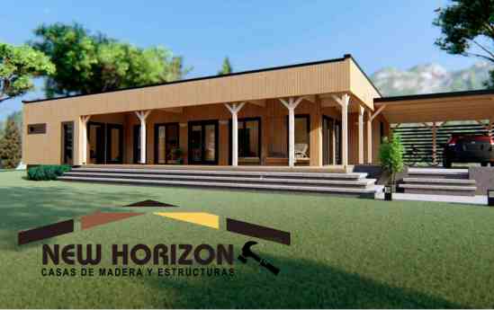 Cuando la naturaleza y la arquitectura se unen: propuestas de NEW HORIZON CASAS DE MADERAS