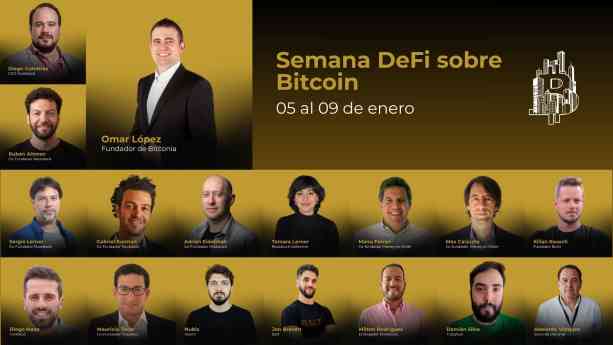 Bitconia presenta la Semana DeFi sobre Bitcoin