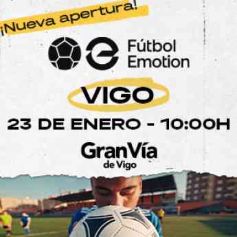 Fútbol Emotion inaugura la tienda de fútbol más grande de Vigo en el Centro Comercial Gran Vía