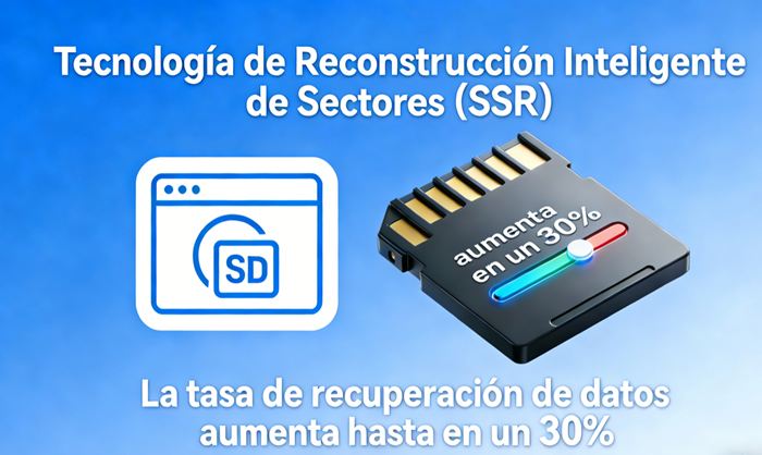 EaseUS soluciona archivos fragmentados de tarjetas SD con SmartSector Rebuild (SSR) en Data Recovery Wizard 20.1.0, lo que aumenta la recuperación hasta en un 30%