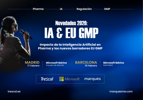 Trescal y Marqués, con Microsoft, presentan las novedades sobre EU GMP e IA para la industria farmacéutica 