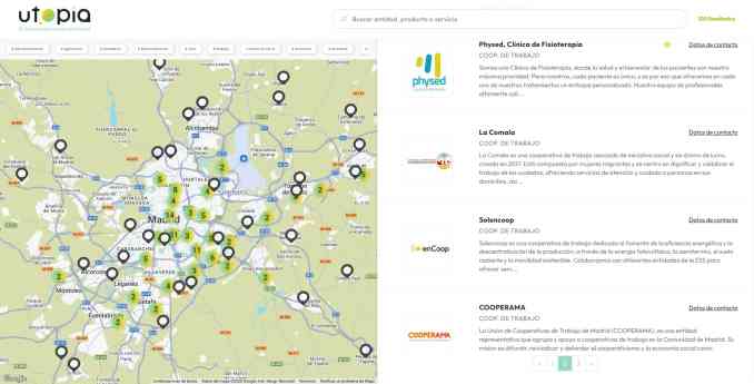 Utopía, el primer marketplace social de Madrid, alcanza las 100 entidades adheridas