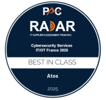 Atos, reconocida como Best in Class en ciberseguridad IT/OT en 2025 por PAC Innovation Radar France