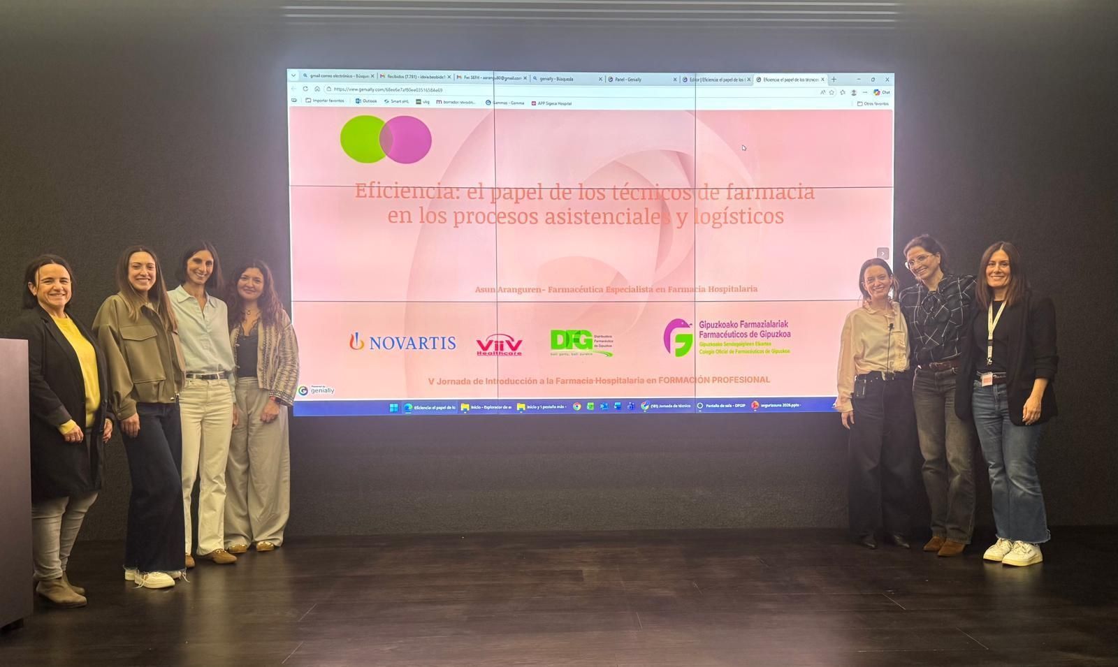 Farmacia Hospitalaria de Gipuzkoa acerca su labor a más de 100 estudiantes de Formación Profesional