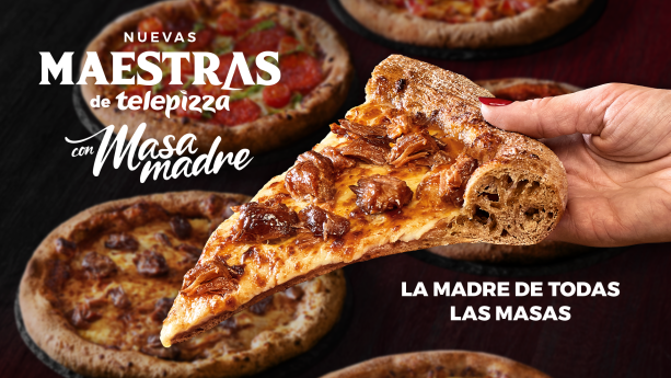 Pizzas con masa madre: Telepizza da un golpe en la mesa con una innovación pionera en el sector