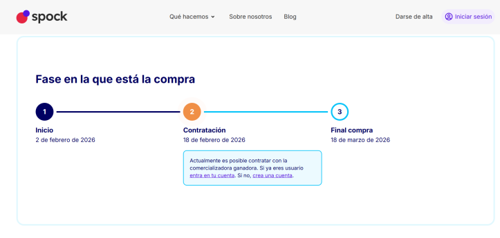 La incertidumbre del mercado impulsa la compra colectiva de Spock, que prevé superar 30.000 suministros 