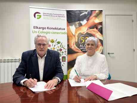 ALCER Gipuzkoa y el Colegio Oficial de Farmacéuticos firman un acuerdo para reforzar la prevención y el abordaje de la enfermedad renal
