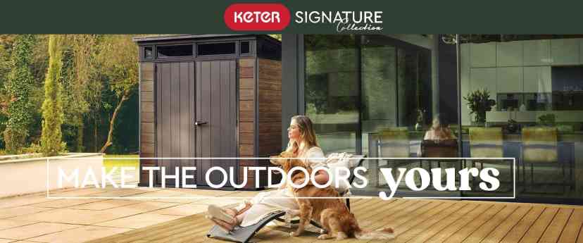 El jardín como una extensión del hogar: así es la Signature Collection de Keter
