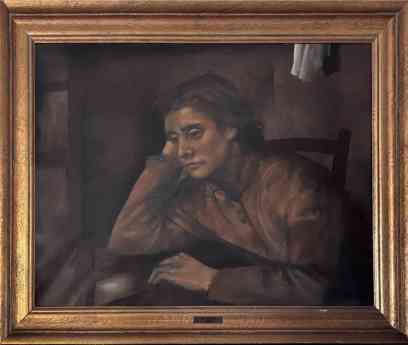 Sale a subasta un Tàpies inédito: el retrato que unió al pintor con el universo de Joan Brossa