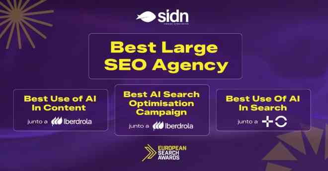 SIDN, nominada a mejor agencia SEO de Europa en los European Search Awards 2026