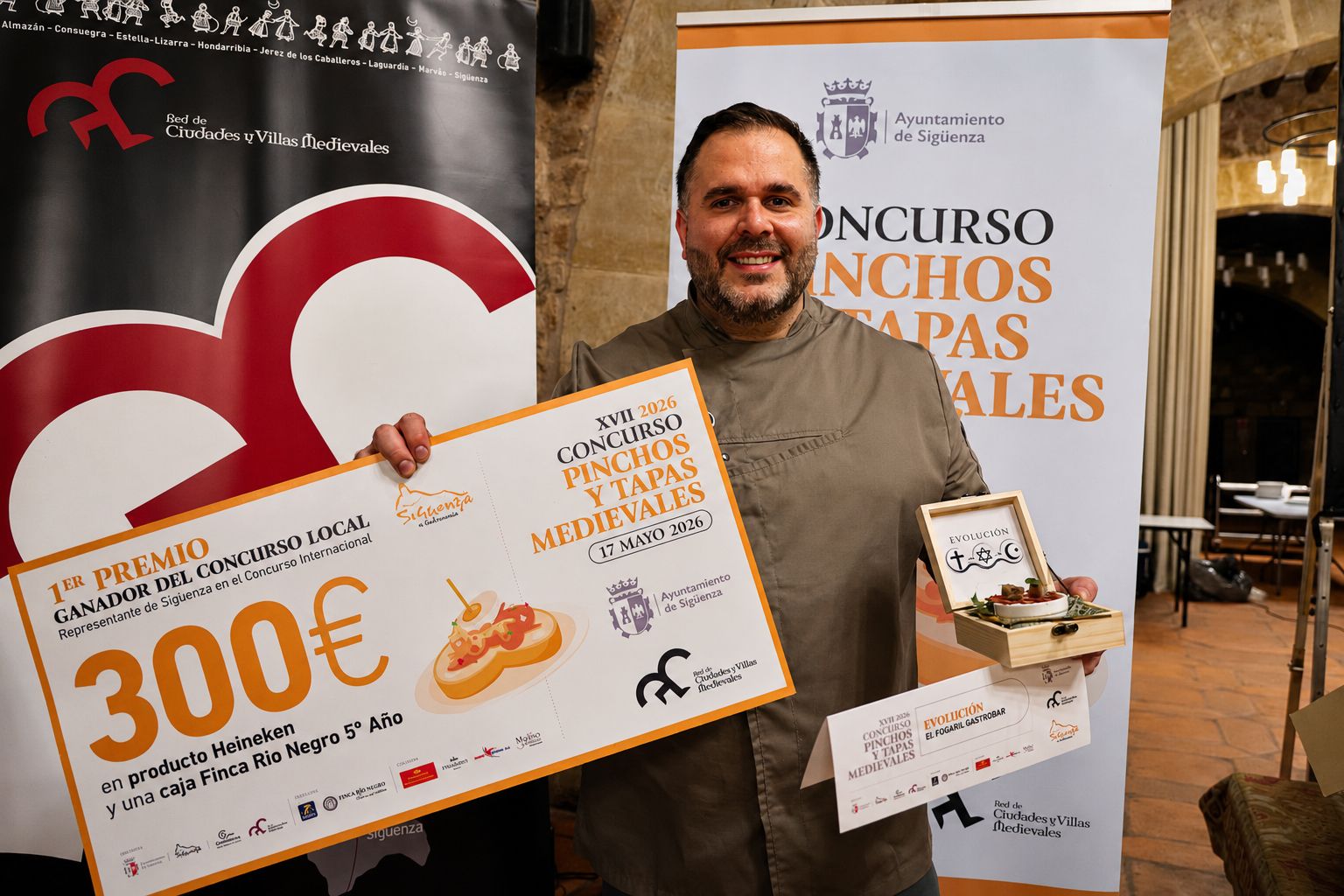 Rubén Urbano revalida el título de Chef Medieval seguntino con ‘Evolución’