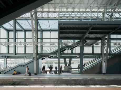 Comenza en el nuevo edificio de viajeros de la estación Santiago de Compostela-Daniel Castelao