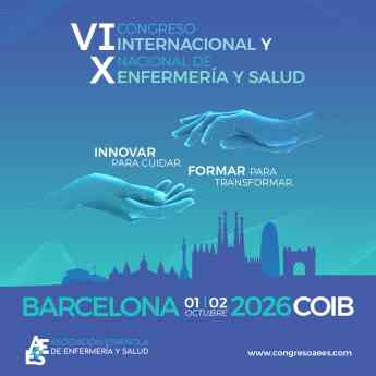 Barcelona reunirá 250 profesionales en el VI Congreso Internacional y X Nacional de Enfermería y Salud AEES