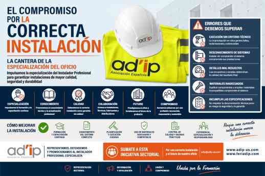 AD'IP Asociación Española impulsa 'El Compromiso por la Correcta Instalación' desde FERIAD'IP 2026