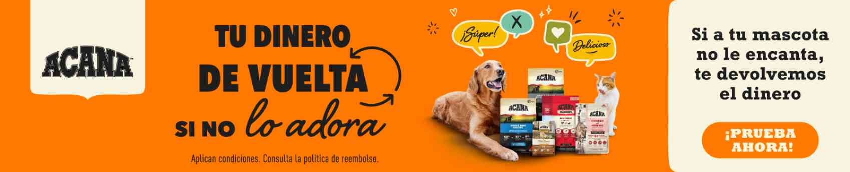 ACANA™ y ORIJEN™ lanzan una garantía de satisfacción para facilitar el cambio de alimentación de las mascotas