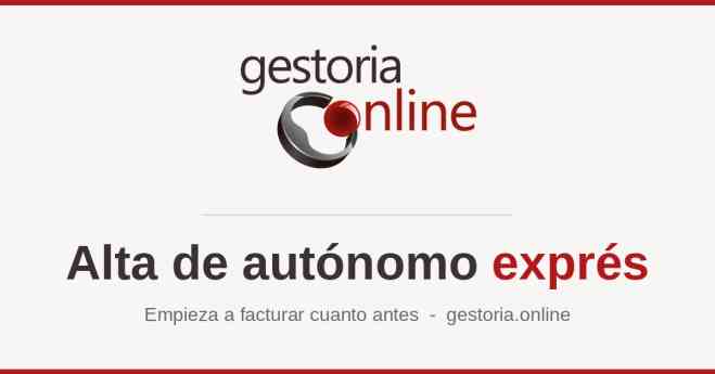Gestoría Online reduce a unas horas el alta de autónomo 