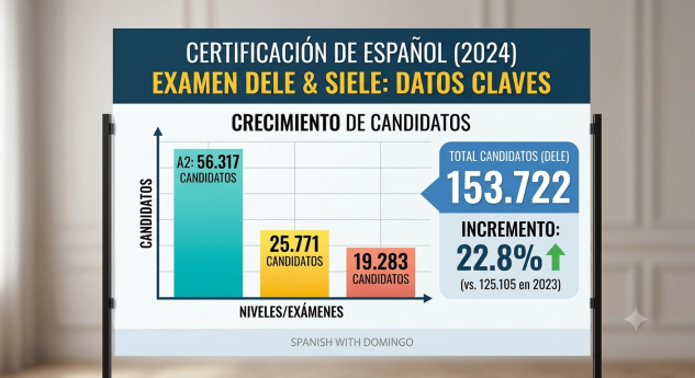 Los candidatos al examen DELE aumentaron un 22,8 % según el Instituto Cervantes