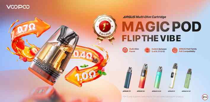 Más allá de la publicidad: cómo el cartucho ARGUS Multi-Ohm aporta magia al vapeo