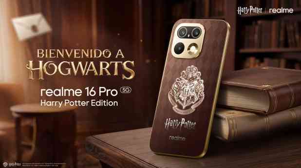 realme desvela el diseño inspirado en Hogwarts del nuevo realme 16 Pro Harry Potter Edition