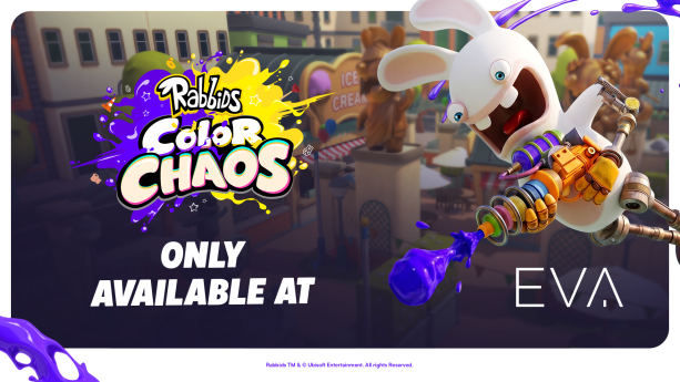 EVA presenta el juego Rabbids: Color Chaos, para toda la familia, en sus centros de realidad virtual