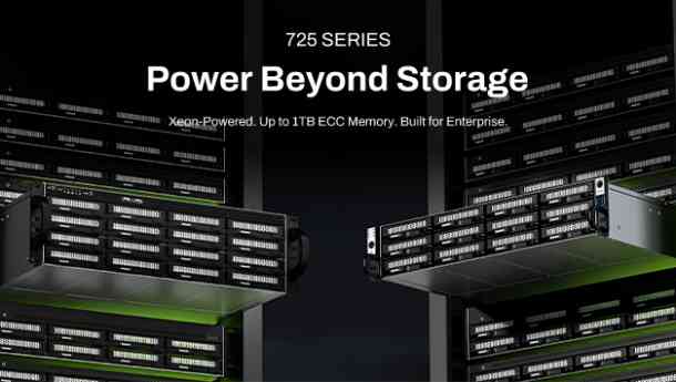 TerraMaster lanza la serie 725 de NAS en rack con Xeon para empresas impulsadas por IA