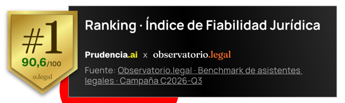 Prudencia.ai se sitúa como la IA jurídica más fiable de España en el ranking de Observatorio Legal